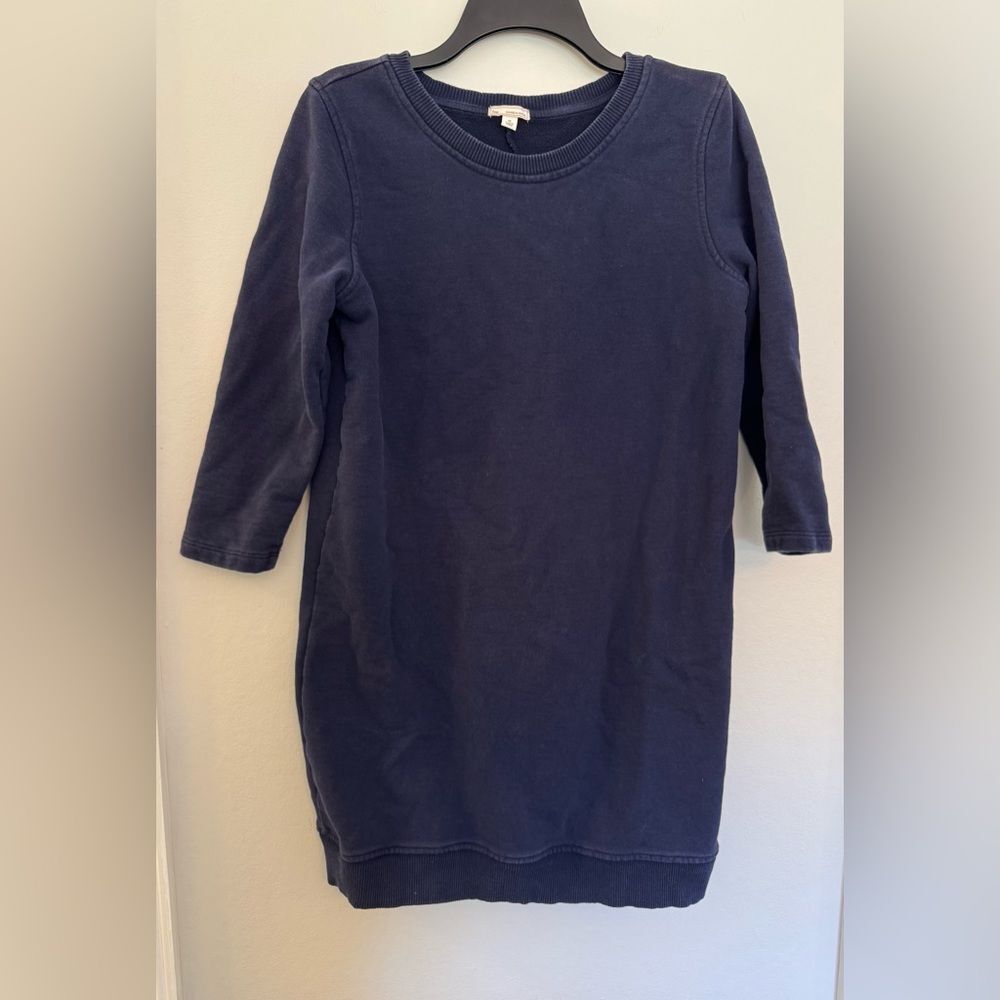 GAP Women’s Navy Blue Long Sleeve Dress - Size Medium